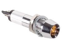 Neon signaallamp chroom 230V