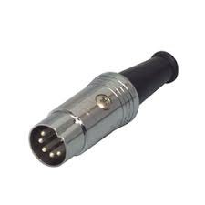 Din Plug Metaal Male