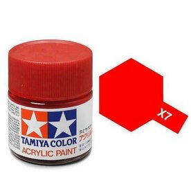 X7 Tamiya Acrylic Paint X-7 Red Gloss 23ml