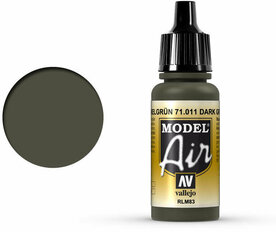71.011 Vallejo Model Air: Dark Green RLM83