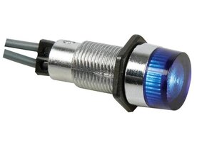 RONDE SIGNAALLAMP 13mm 220V BLAUW