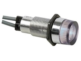 RONDE SIGNAALLAMP 13mm 220V HELDER