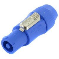 Powercon Kabeldeel Blauw