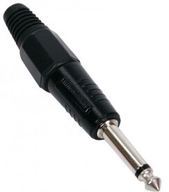 6.3mm Metaal Mono Zwart