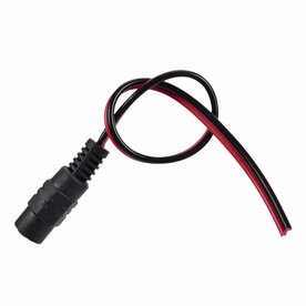 DC Plug 5.5X2.1mm Female Met Snoer
