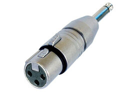 XLR Fem Naar Jack male Mono Neutrik