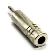 2.5mm Mono male Naar 6.3mm Mono female