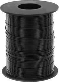 Zwart 0.14 mm&sup2; Draad soepel 100M