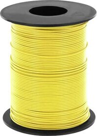 Geel 0.14 mm&sup2; Draad soepel 100M