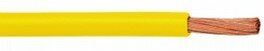 Montagesnoer, 0.75mm&sup2;, Geel, Soepel, Per meter