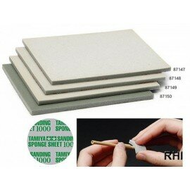 Tamiya 87147 Sanding/Polishing Sponge Sheet 400