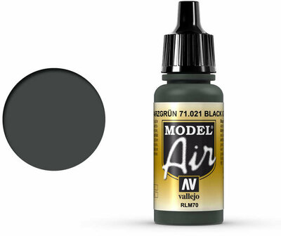 71.021 Vallejo Model Air: Black Green RLM70