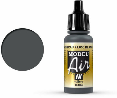 71.055 Vallejo Model Air: Black Grey RLM66