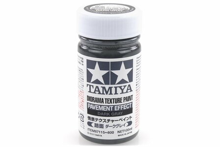 Diorama Texture Paint 100ml - Pavement Effect, Gray Tamiya 87115