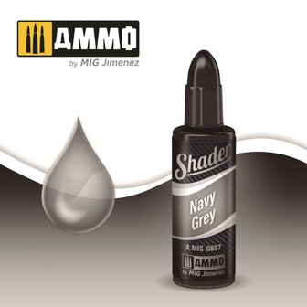 AMMO SHADER NAVY GREY JAR 10ML