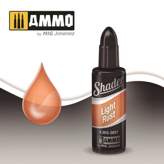 AMMO SHADER LIGHT RUST JAR 10ML