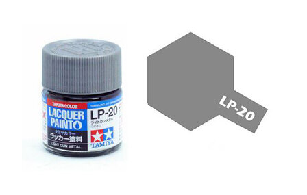 Tamiya LP-20 Light Gun Metal 10 ml