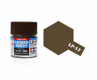 Tamiya LP-17 Linoleum Deck Brown Flat 10 ml