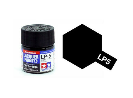 Tamiya LP-5 Semi Gloss Black 10 ml