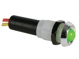 LED-LAMP-12V-GROEN-KNIPPEREND-CHROMEN-BEHUIZING