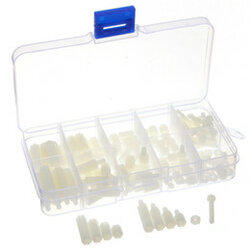 M3 Hex Spacers Nylon 300 stuks