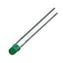 LED 3 MM GROEN DIFFUUS
