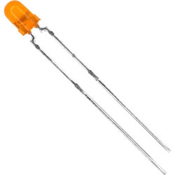 LED 3 MM ORANJE DIFFUUS