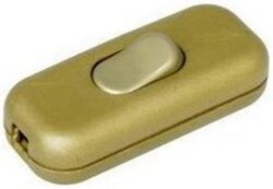 Snoerschakelaar Goud