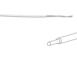 MONTAGEDRAAD - ø 1.4 mm - 0.2 mm² - VOLLE KERN - WIT MONTAGEDRAAD - ø 1.4 mm - 0.2 mm² - VOLLE KERN - WIT