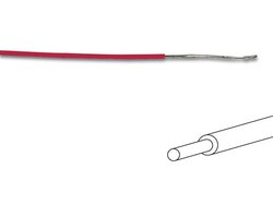 MONTAGEDRAAD - ø 1.4 mm - 0.2 mm² - VOLLE KERN - ROOD MONTAGEDRAAD - ø 1.4 mm - 0.2 mm² - VOLLE KERN - ROOD