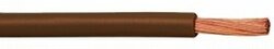 Montagesnoer, 4.0mm², Bruin, Soepel, Per meter