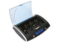 UNIVERSELE SNELLADER/-ONTLADER VOOR NIMH-BATTERIJEN MET LCD-SCHERM EN USB-UITGANG UNIVERSELE SNELLADER/-ONTLADER VOOR NIMH-BATTERIJEN MET LCD-SCHERM EN USB-UITGANG