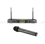 JTS US-903DC Pro dual channel system met handheld microphone JTS US-903DC Pro dual channel system met handheld microphone