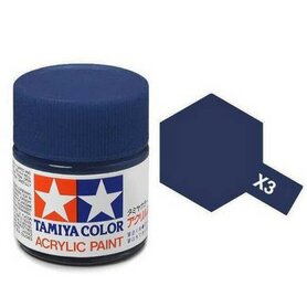 X-3 Tamiya Acrylic Paint Gloss X-3 Royal Blue 23ml