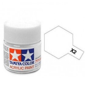 X-2 Tamiya Acylic Paint X-2 White Gloss 23ml