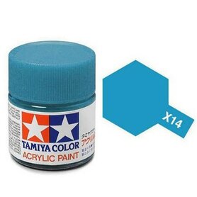 X-14 Tamiya Acrylic Paint X-14 Sky Blue Gloss 23ml