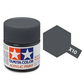 X-10 Tamiya Acrylic Paint X-10 Gun Metal Gloss 23ml