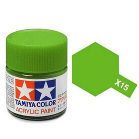 X-15 Tamiya Acrylic Paint X-15 Light Green Gloss 23ml