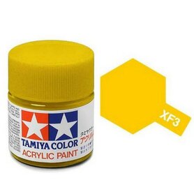 XF-3 Tamiya Acrylic Paint XF-3 Flat Yellow 23ml