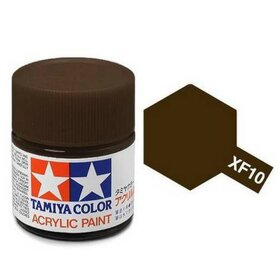 XF-10 Tamiya Acrylic Paint XF-10 Flat Brown 23ml