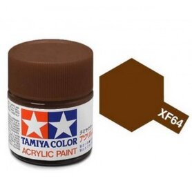 XF-64 Tamiya Acrylic Paint XF-64 Flat Red Brown 23ml
