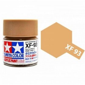 XF-93 Tamiya Acrylic Paint XF-93 Flat Light Brown (DAK 1942 ) 10ml