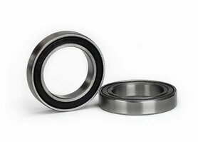 Ball bearing, black rubber sealed (17x26x5mm) (2) TRX5107A Ball bearing, black rubber sealed (17x26x5mm) (2) TRX5107A