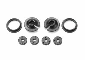 Spring retainers, upper & lower (2)/ piston head set (2-hole TRX3768 Spring retainers, upper & lower (2)/ piston head set (2-hole TRX3768