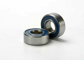 Ball bearings, blue rubber sealed (5x11x4mm) (2) TRX5116 Ball bearings, blue rubber sealed (5x11x4mm) (2) TRX5116