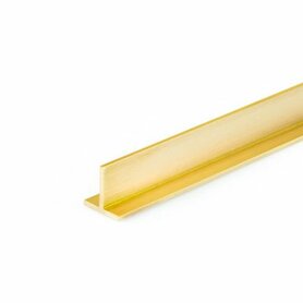 T-PROFIEL MESSING 3 X 3 MM T-PROFIEL MESSING 3 X 3 MM