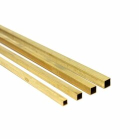 VIERKANT MESSING BUIS 6 X6 MM 