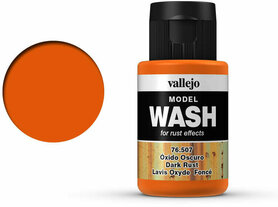 Vallejo Model Wash: Dark Rust 76.507 Vallejo Model Wash: Dark Rust 76.507