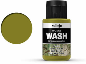 Vallejo Model Wash: Dark Green 76.512 Vallejo Model Wash: Dark Green 76.512