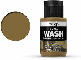 Vallejo Model Wash: Dark Khaki Green 76.520 Vallejo Model Wash: Dark Khaki Green 76.520